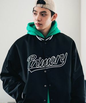 프라임 오버핏 스타디움 자켓 2종 블랙 OYOT2455