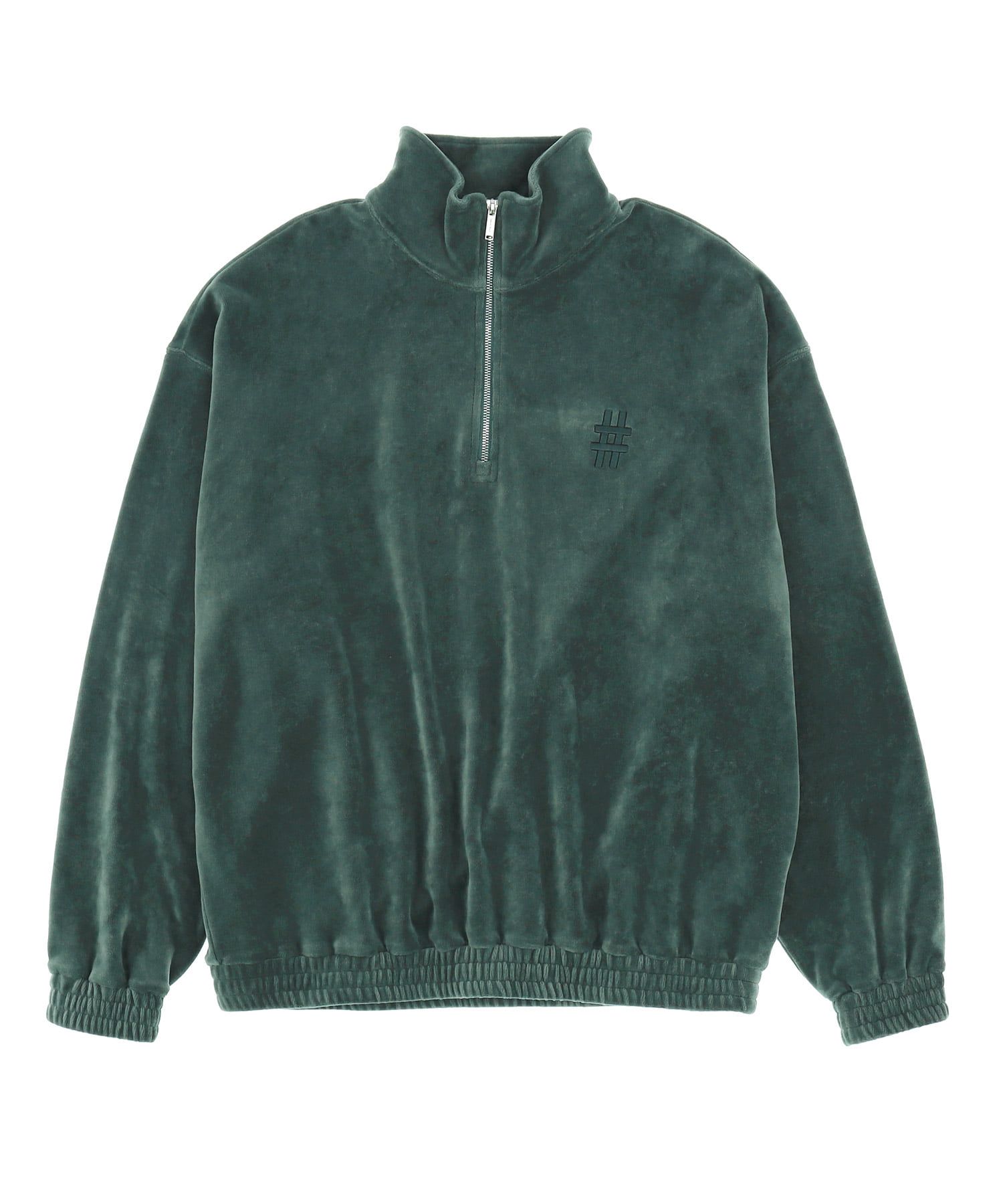 MUSINSA | BEENTRILL NEWYORK Veloa Overfit Half Zip Up