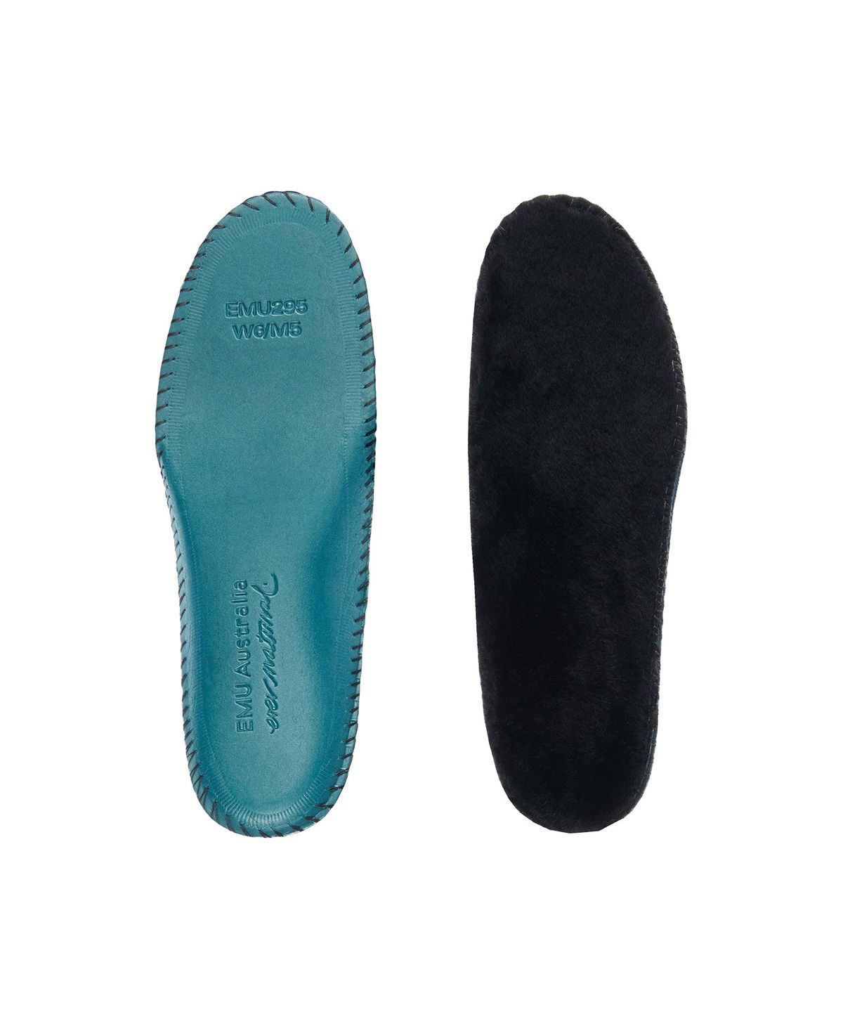 이뮤(EMU) 워터프루프 인솔 양털깔창 Black