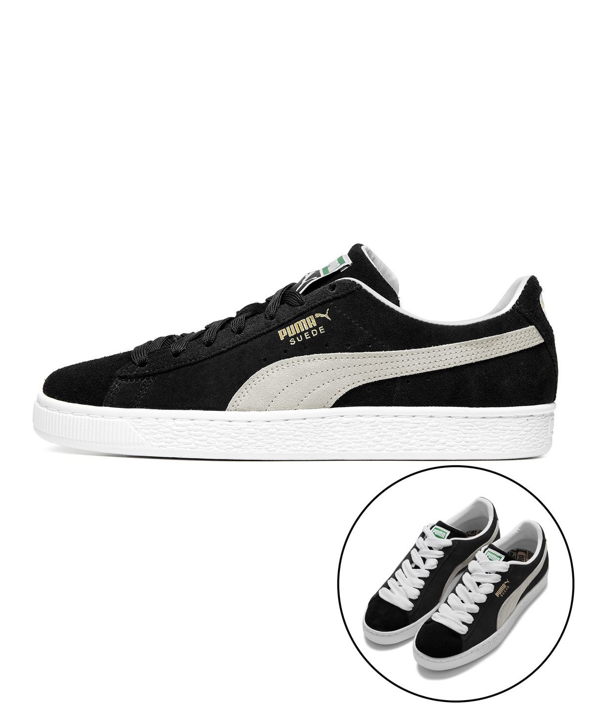 푸마(PUMA) 스웨이드 클래식 XXI - 블랙:화이트 / 374915-01