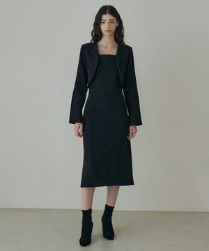 DRO ROUND JACKET WITH SLEEVELESS OPS BLACK