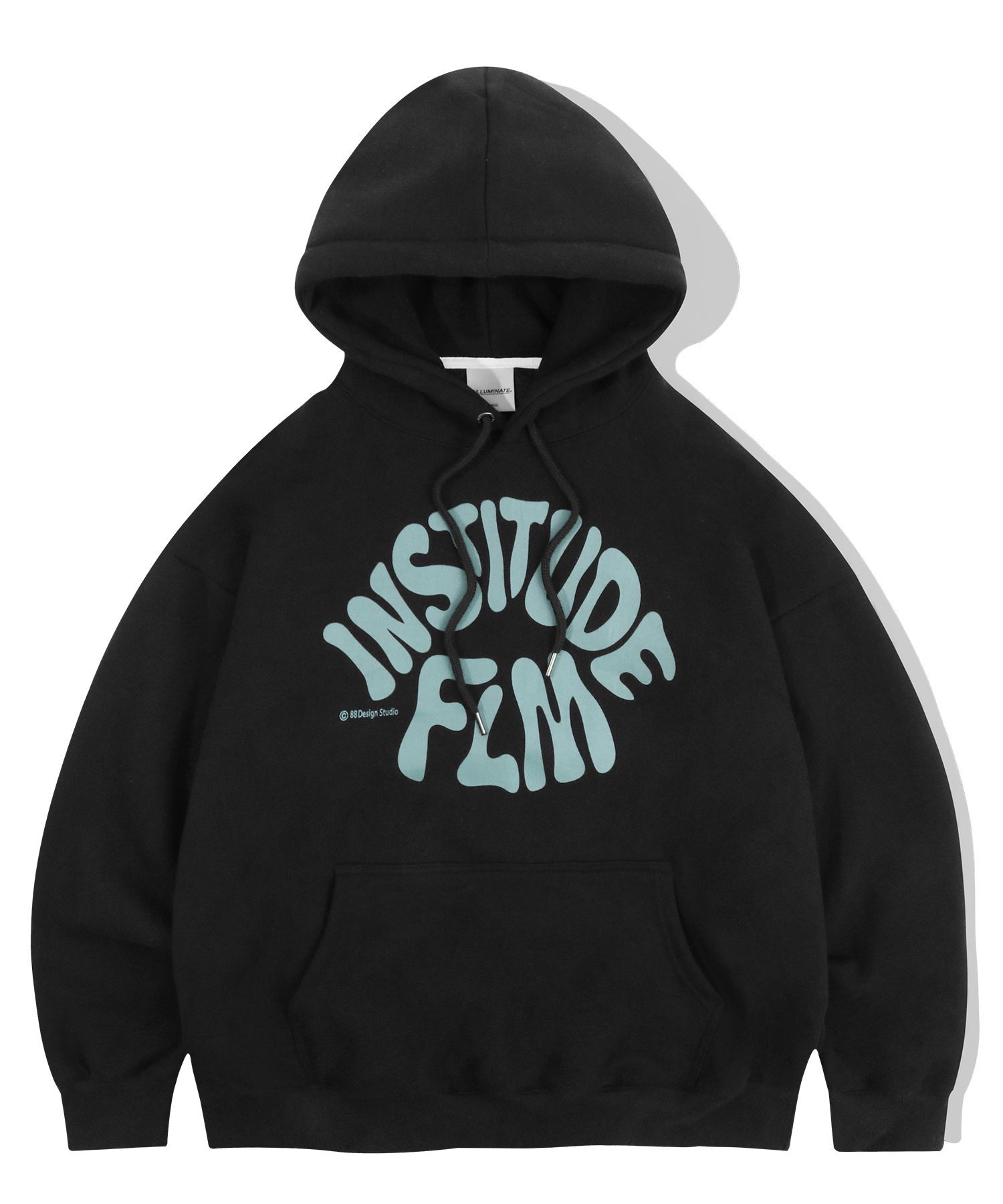 【F.ILLUMINATE】Overfit Graffiti Logo Hoodie MUSINSA | FILLUMINATE Overfit Graffiti Logo Hoodie - Black