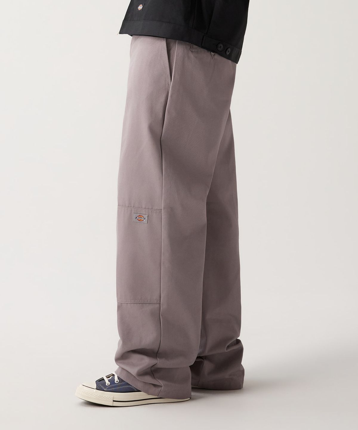 디키즈(DICKIES) 더블니 85283 루즈핏 워크팬츠 Silver