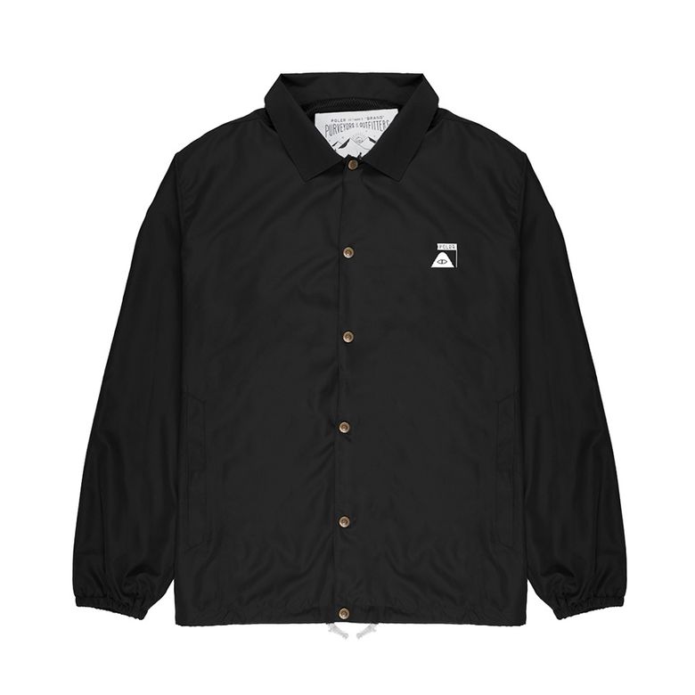 LIFTIE COACHES JACKET BLACK