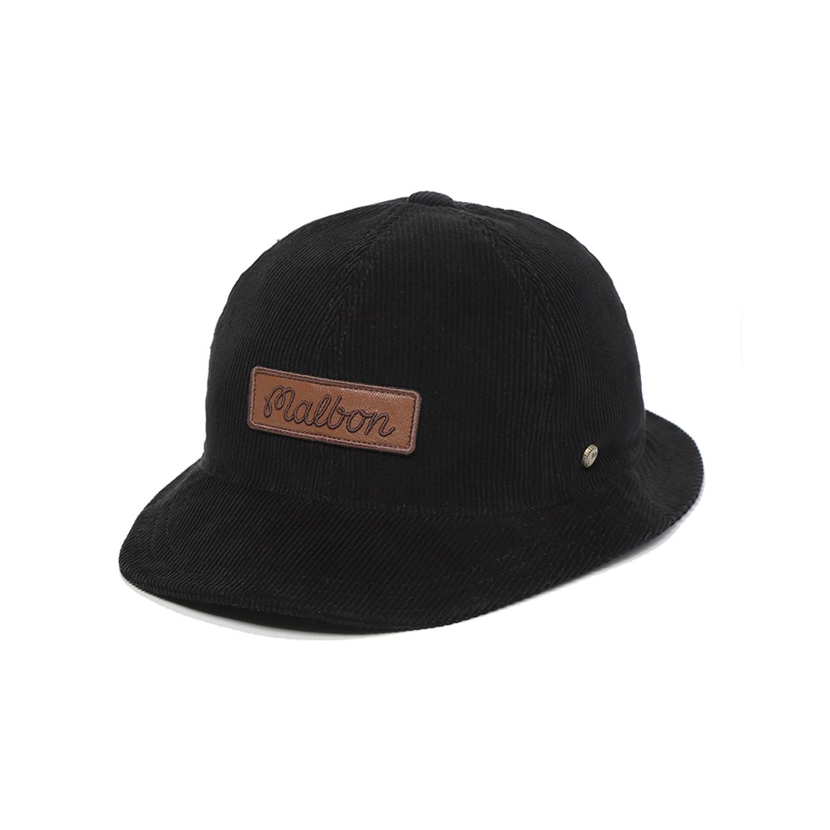 말본 골프(MALBON GOLF) 뉴 플랫 코듀로이 햇 BLACK