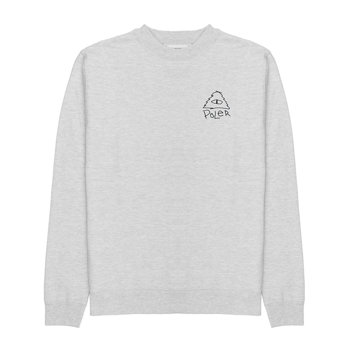 폴러스터프(POLERSTUFF) SCRIBBLE CREW GREY HEATHER