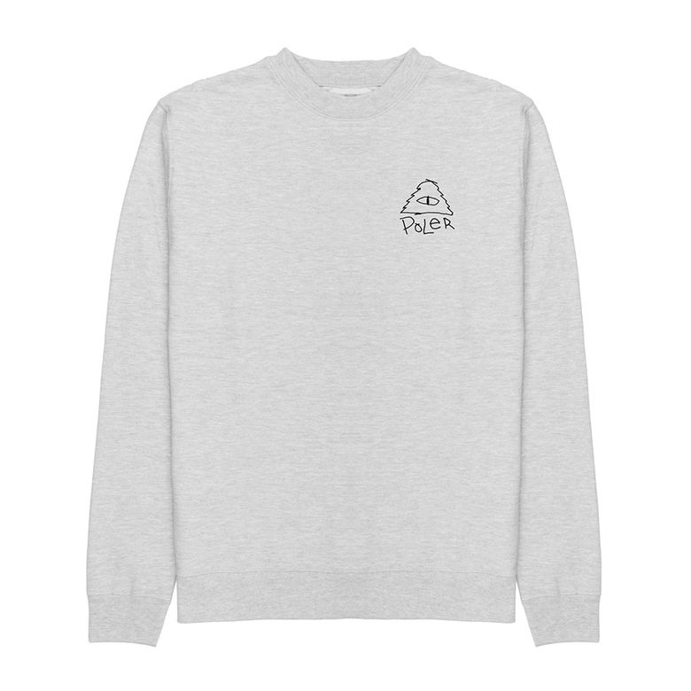 SCRIBBLE CREW GREY HEATHER