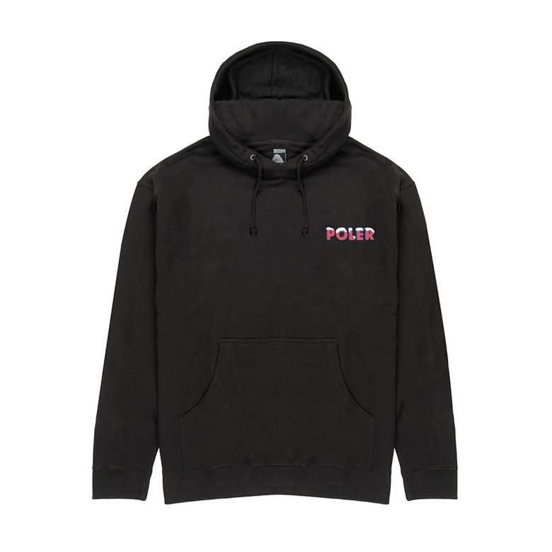 POLER POP HOODIE BLACK