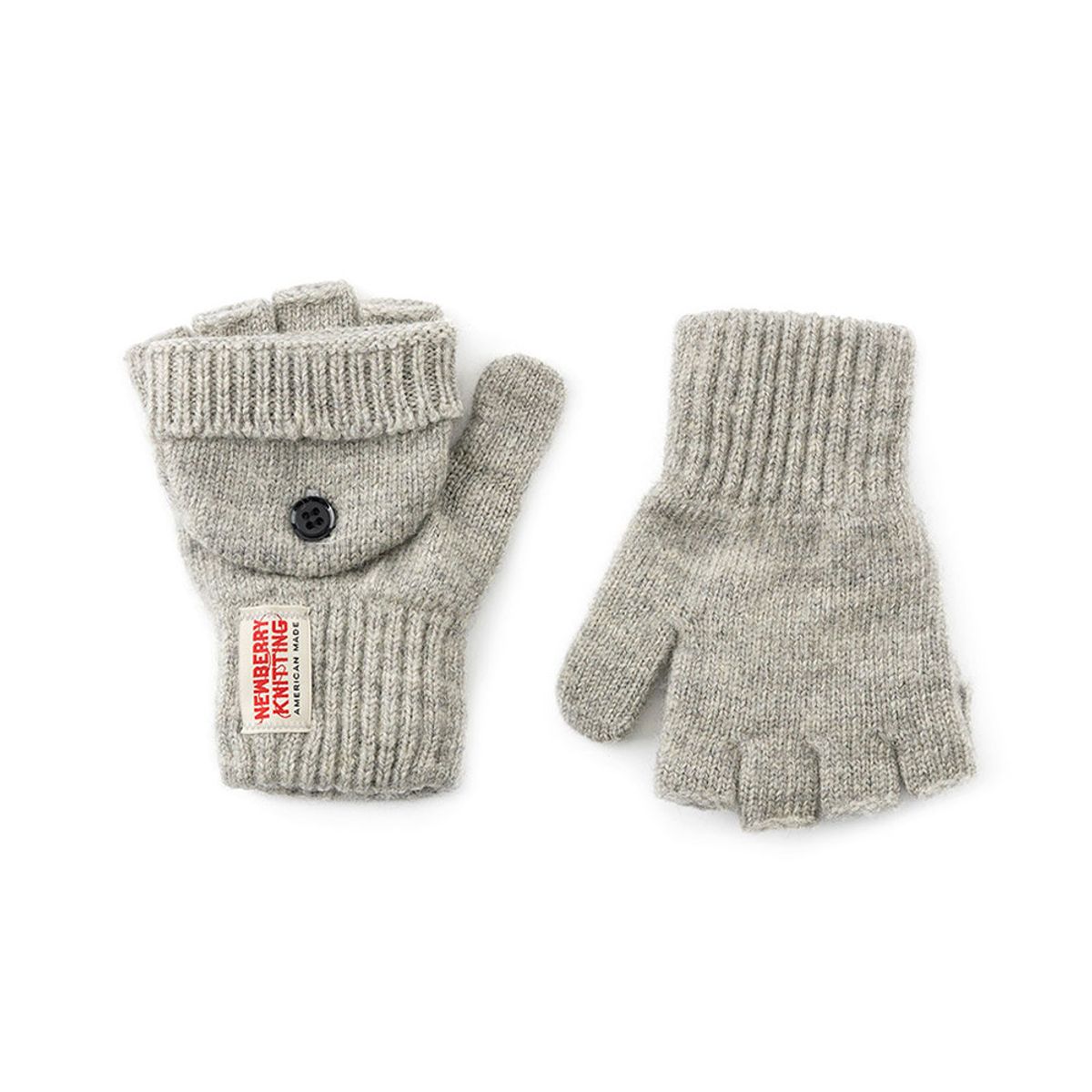 뉴베리니팅(NEWBERRYKNITTING) 글로밋 니트 장갑 - 그레이