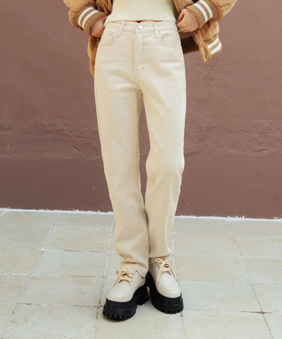 헤인트(HAINT) [기모안감] DUBLIN COTTON PANTS_Oatmeal