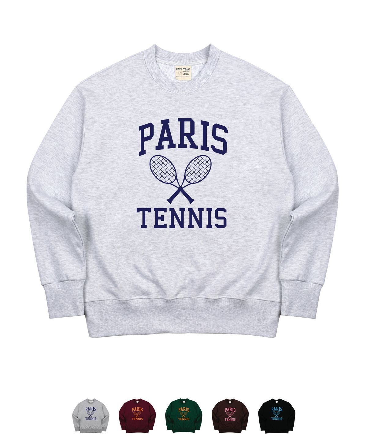 네이비팀(NAVYTEAM) V2.NTV-PARIS TENNIS SWEAT SHIRT