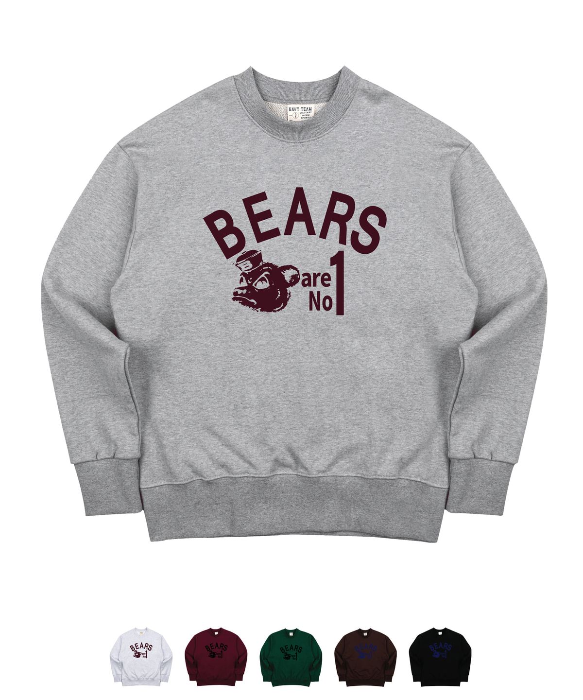네이비팀(NAVYTEAM) V2.NTV-BEARS1 SWEAT SHIRT
