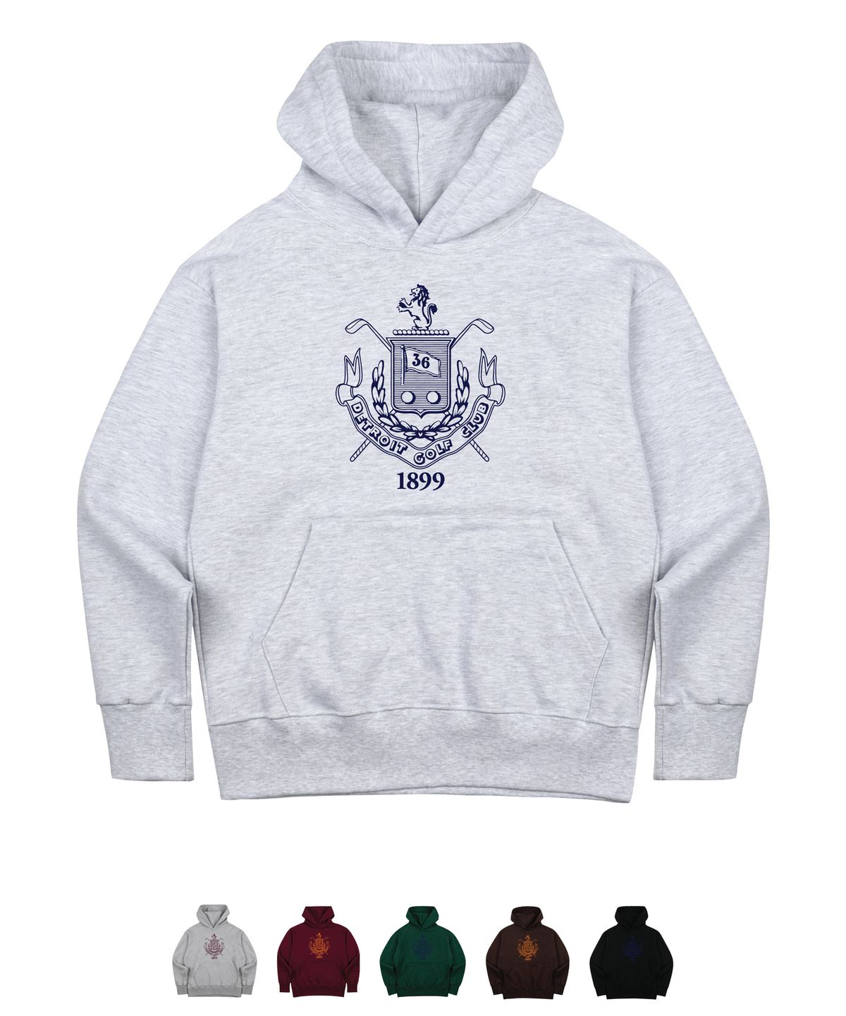 네이비팀(NAVYTEAM) NTV HD-DETROIT GOLF CLUB 1899 HOODIE