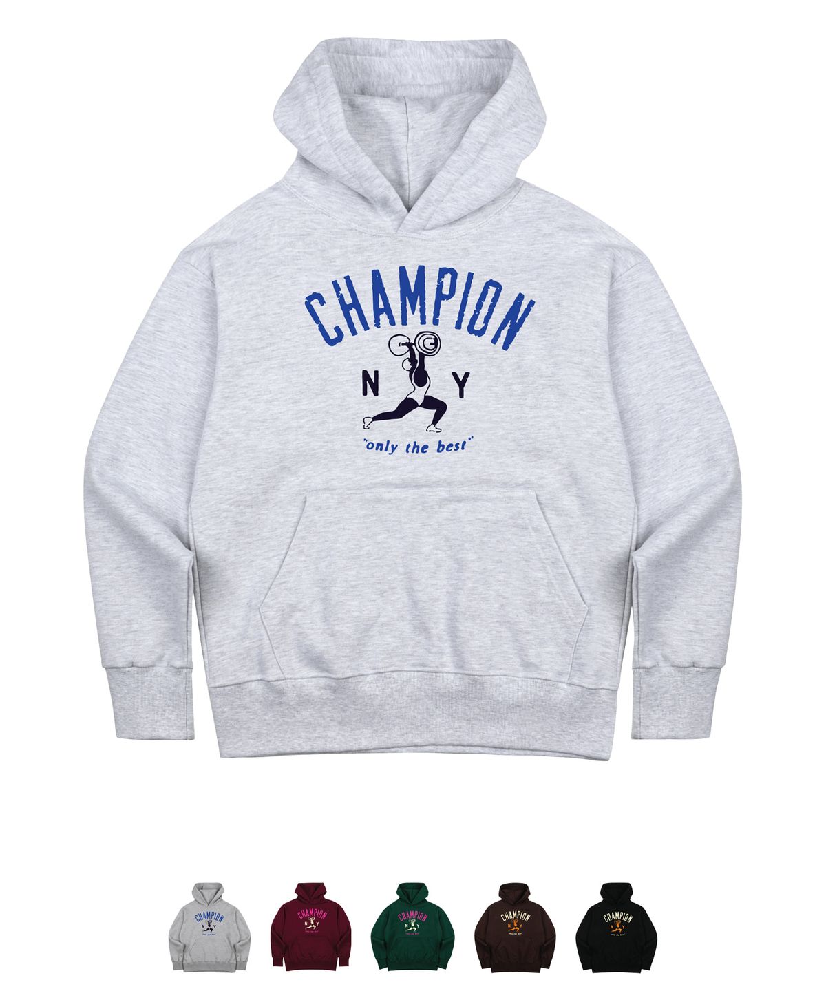 네이비팀(NAVYTEAM) NTV HD-CHAMPION NY HOODIE
