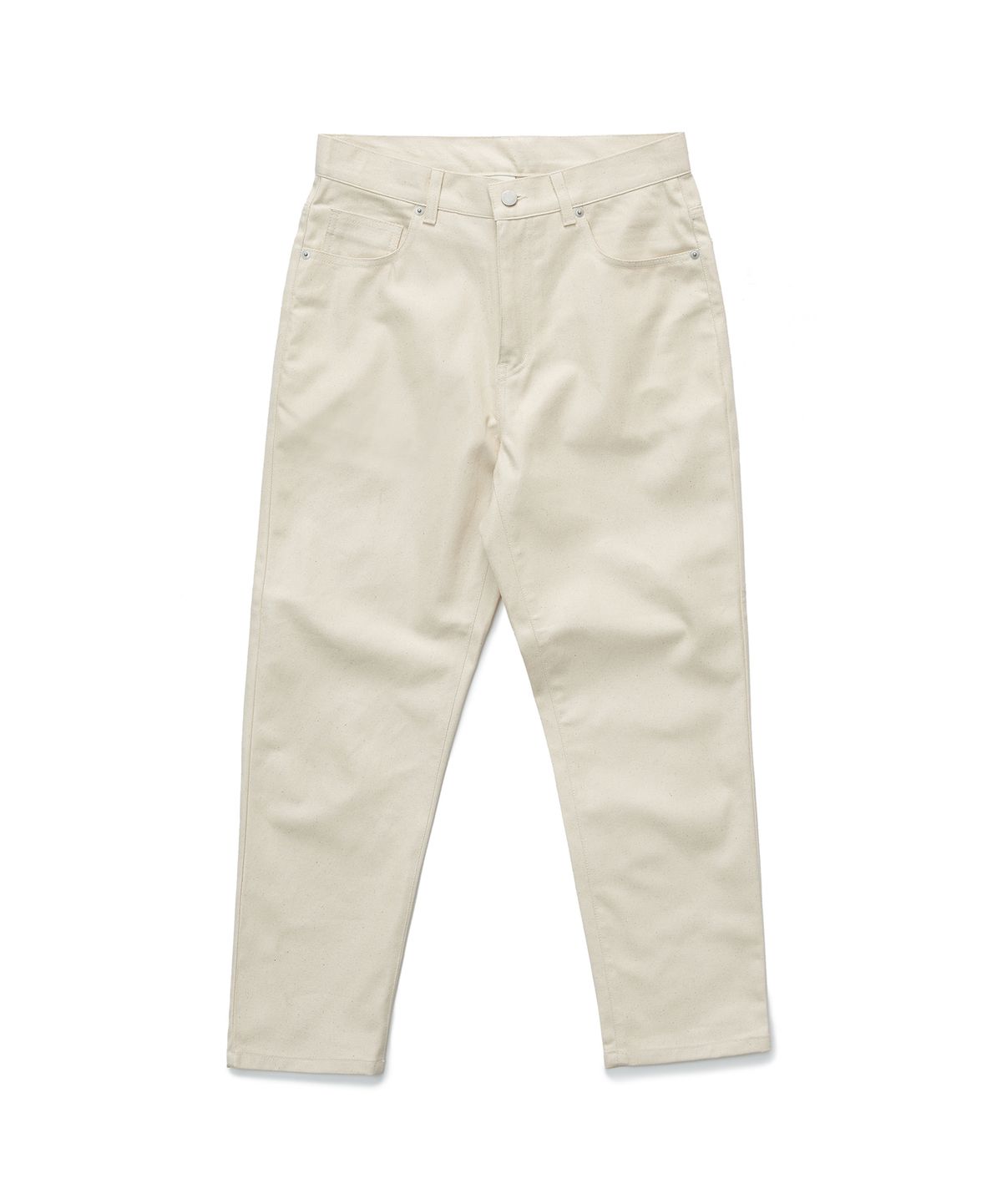 시티스트리트(CITY STREET) GLOW COATING COTTON PANTS - IVORY