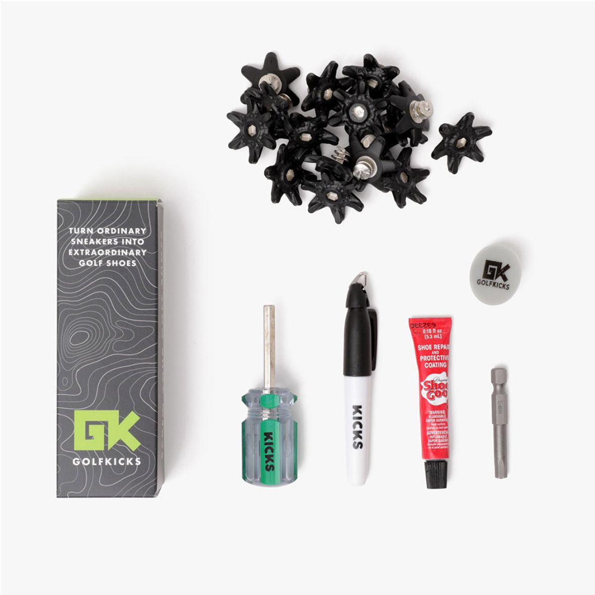 골프킥스(GOLFKICKS) 골프킥스 커스텀 골프화 스파이크_BLACK(블랙)