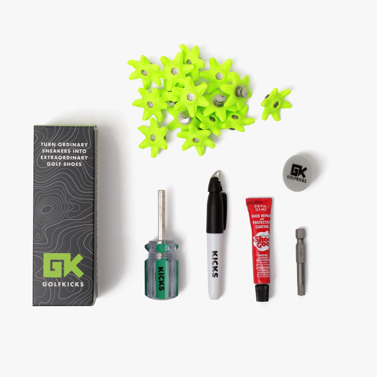 골프킥스(GOLFKICKS) 골프킥스 커스텀 골프화 스파이크_GREEN(그린)