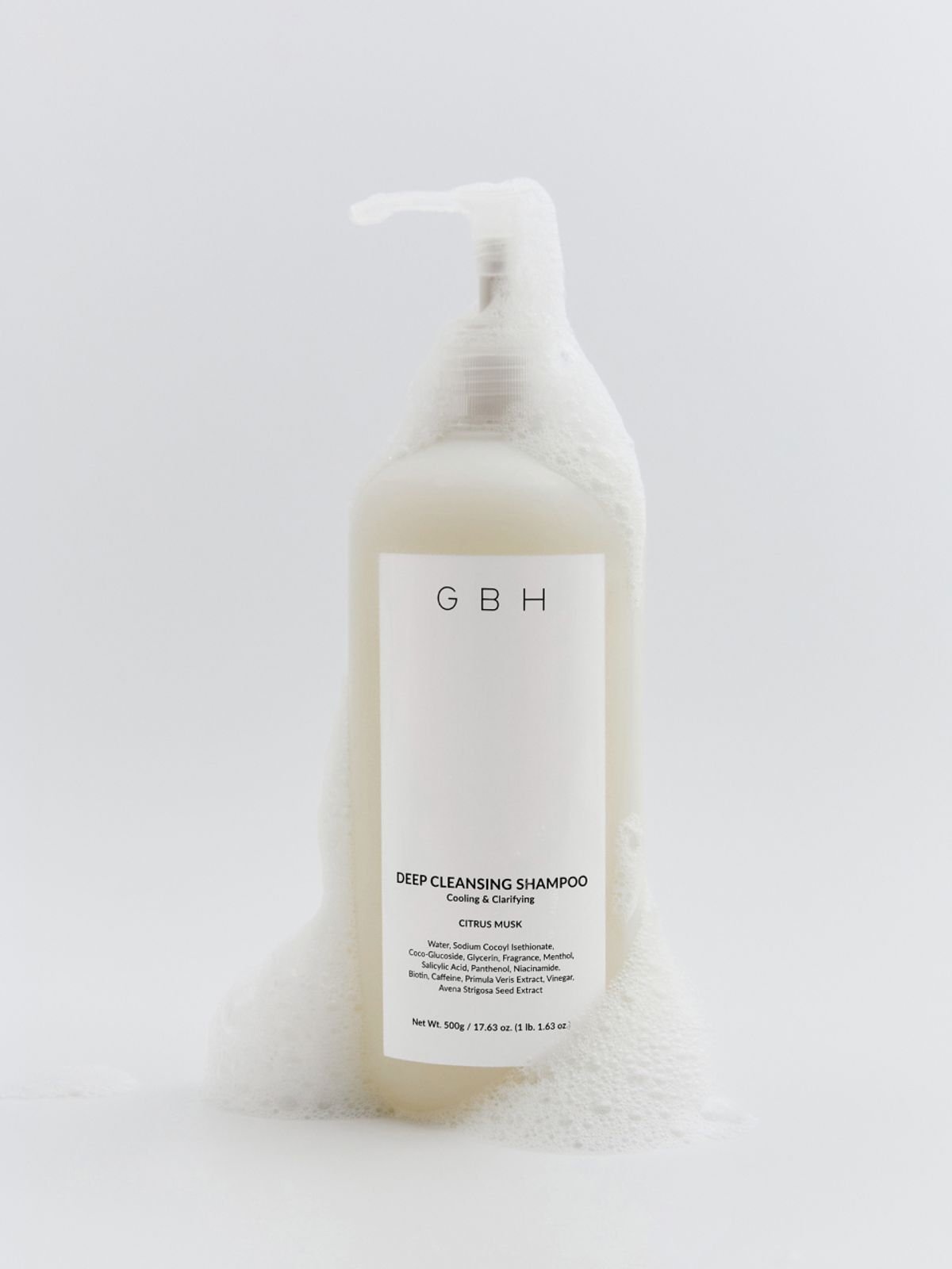 지비에이치 코스메틱(GBH COSMETICS) 딥 클렌징 샴푸 500g
