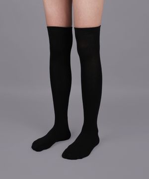 [3PACK] 1507 베이직 애슬레틱 오버니삭스 - 블랙