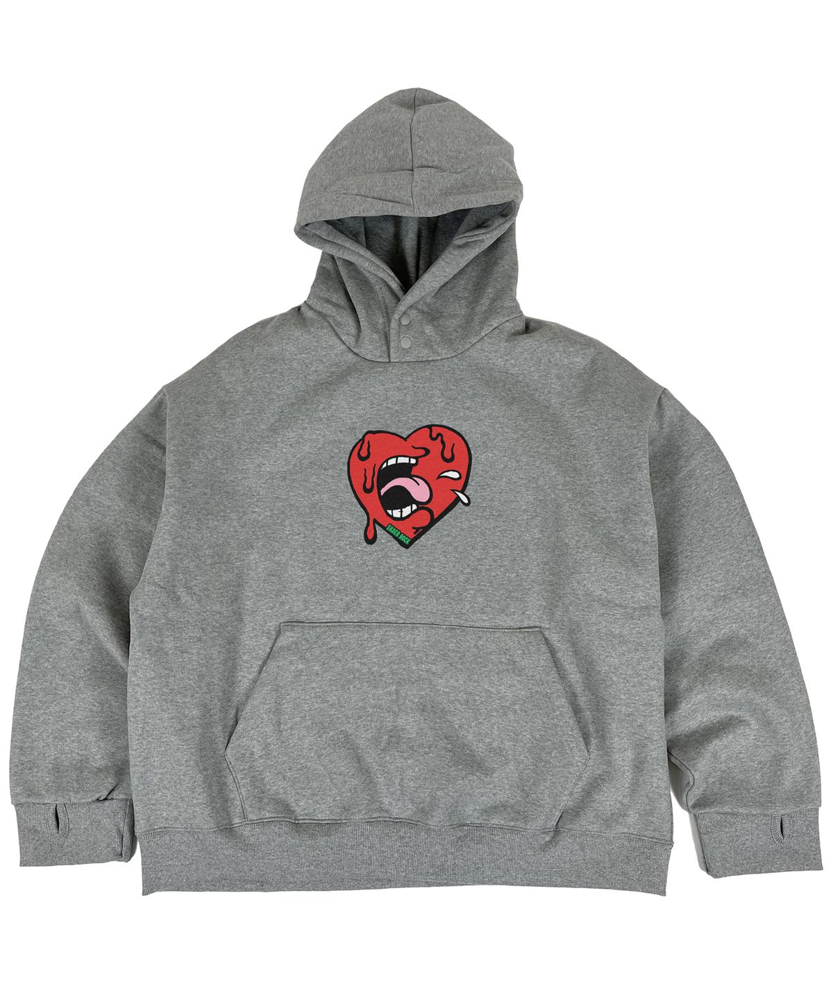 스케이터락(SK8ER ROCK) Warmer napping sweat hoodie melange gray