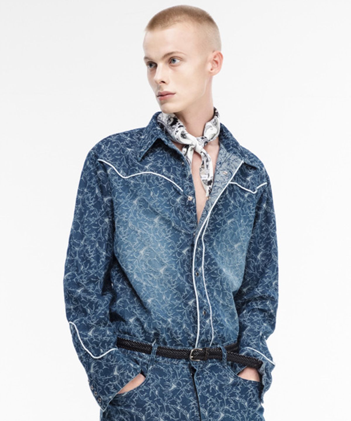 그레이티스트(THE GREATEST) Western Shirts Denim