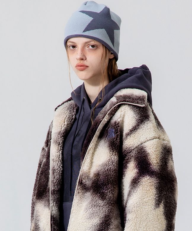 MUSINSA | RUNNING HIGH Boa Fleece Sherpa Jacket [Multi-Die]