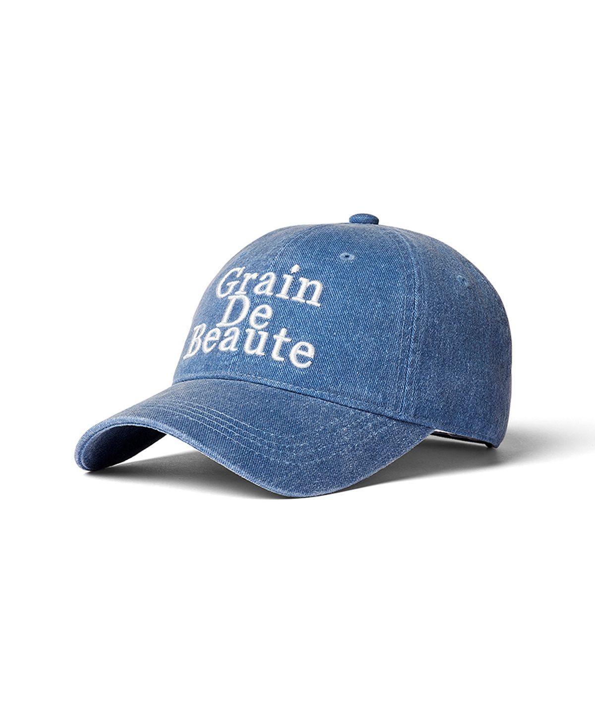 그랭드보떼(GRAIN DE BEAUTE) Signature Ball Cap [Denim Blue]