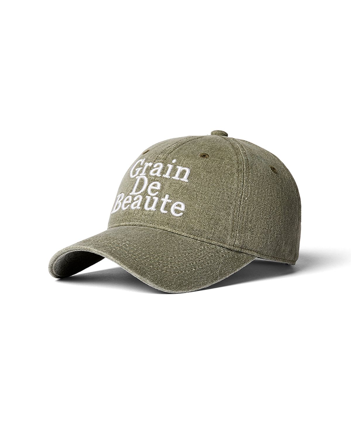 그랭드보떼(GRAIN DE BEAUTE) Signature Ball Cap [Khaki]