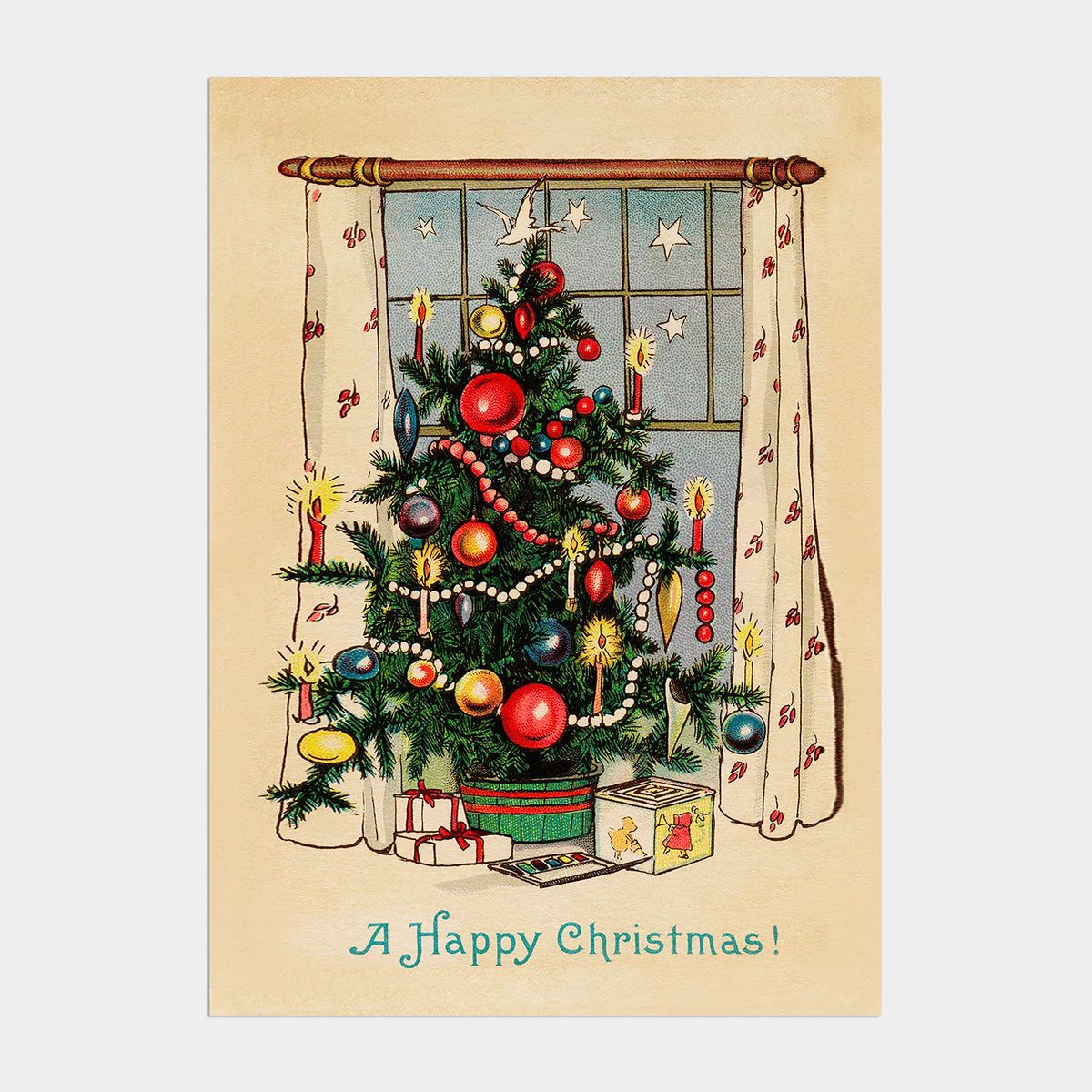 멜팅스튜디오(MELTING STUDIO) 조이 윈터 크리스마스 인테리어 포스터 / 02 Vintage Christmas Tree
