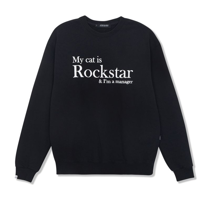 My cat is Rockstar Sweatshirts (Black/White)
