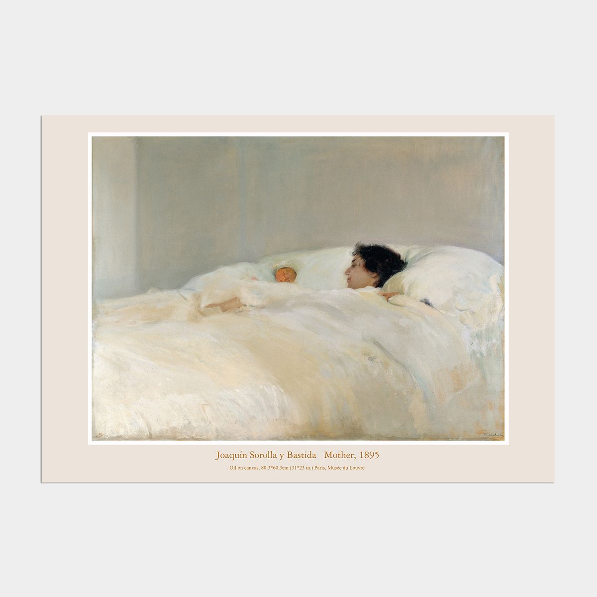 멜팅스튜디오(MELTING STUDIO) 조이 윈터 크리스마스 인테리어 포스터 / 12 Joaquín Sorolla y Bastida Mother