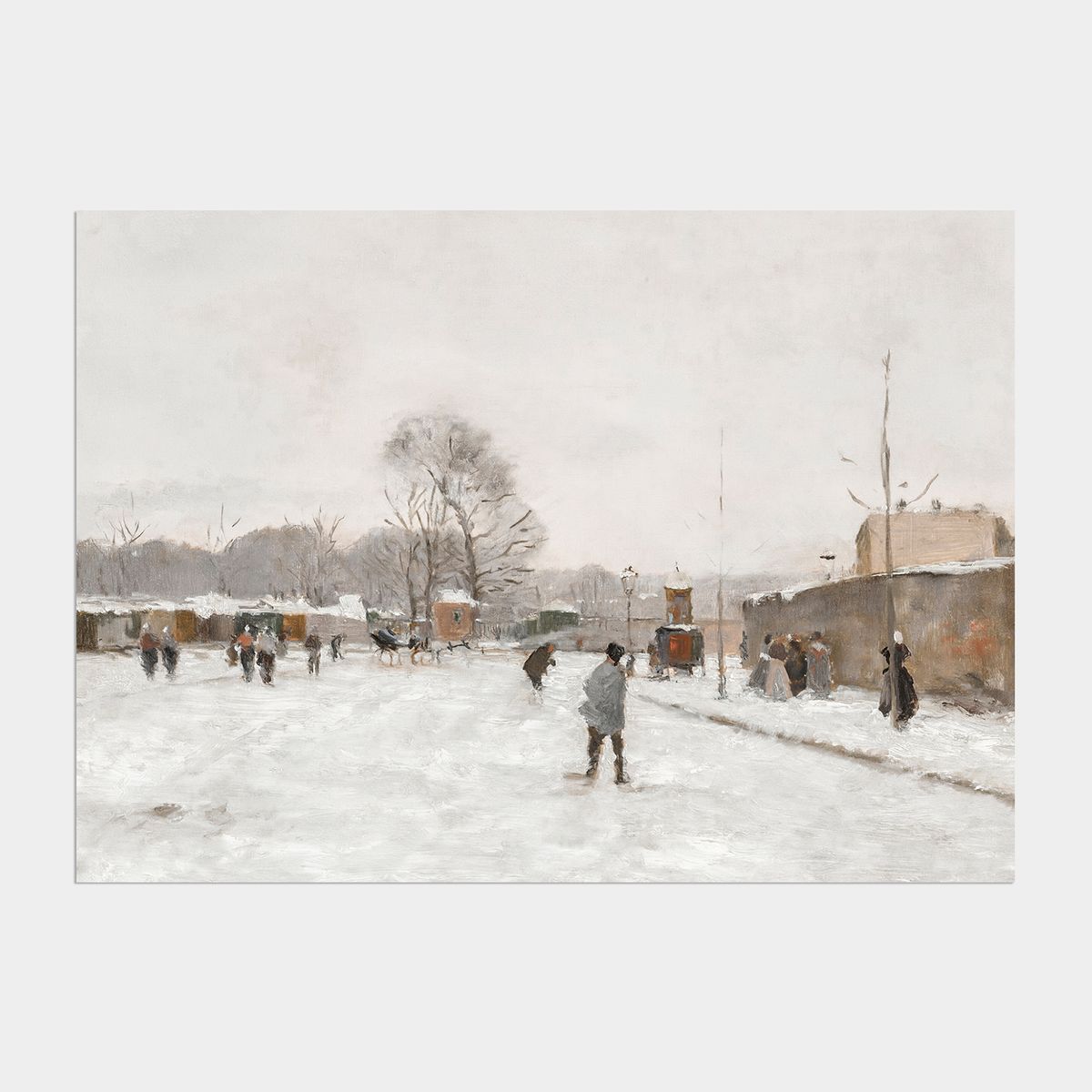 멜팅스튜디오(MELTING STUDIO) 조이 윈터 크리스마스 인테리어 포스터 / 19 Winter Scenery 03