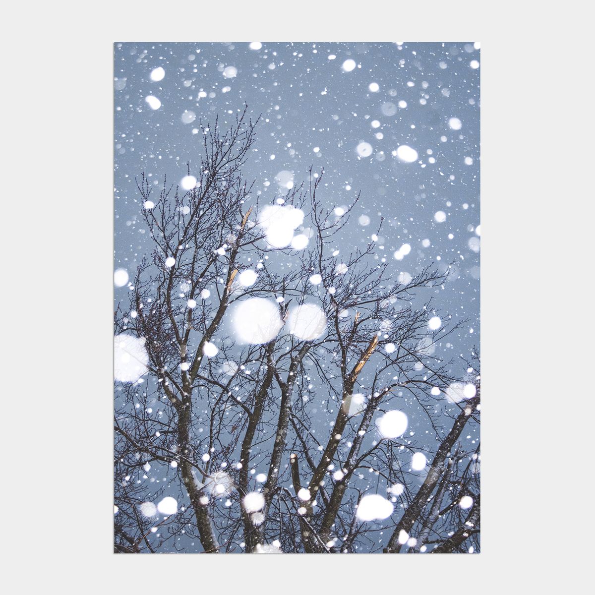 멜팅스튜디오(MELTING STUDIO) 조이 윈터 크리스마스 인테리어 포스터 / 28 Snow Falling