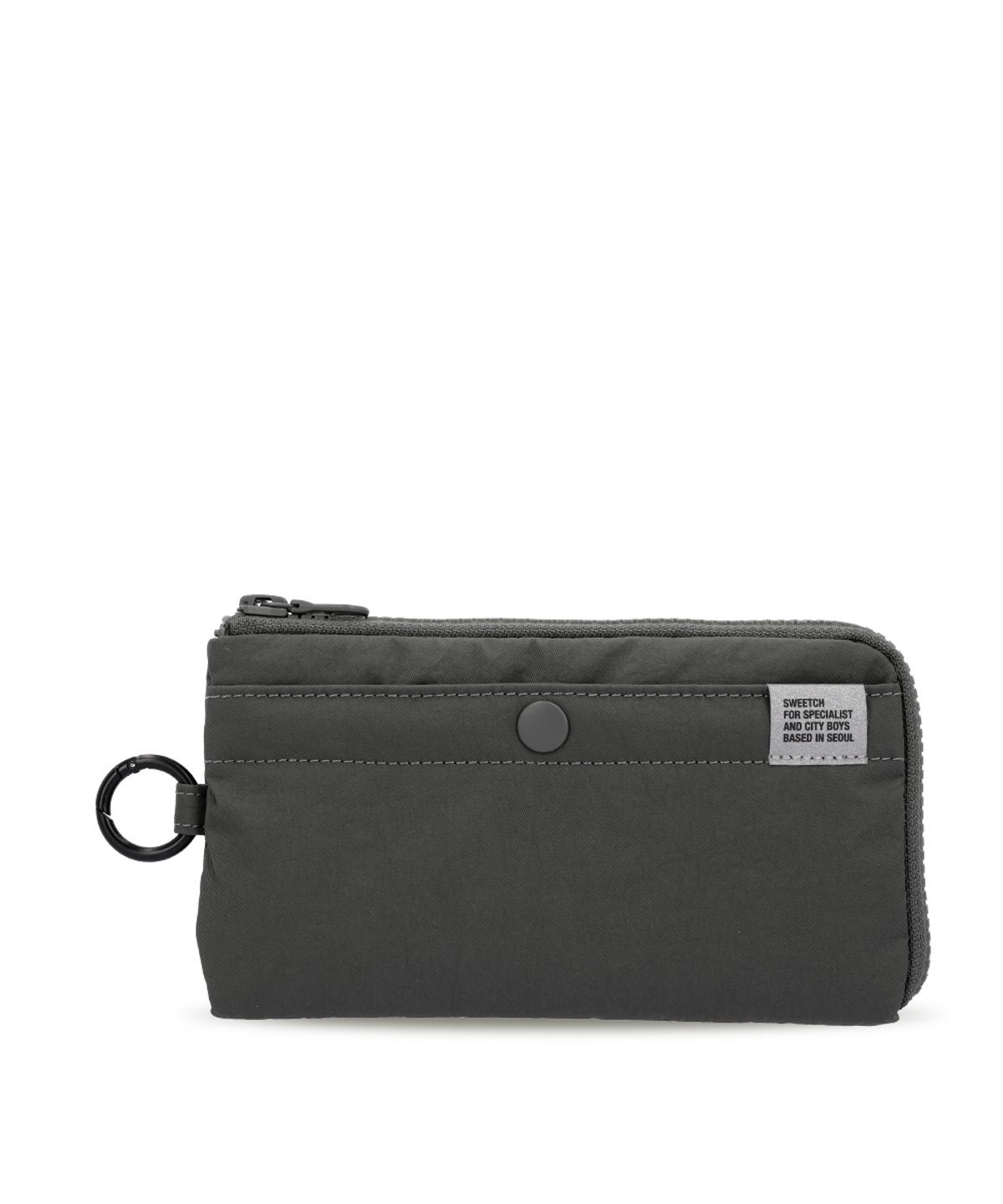 스위치(SWEETCH) HALF ZIP WALLET 001 L Stone Grey