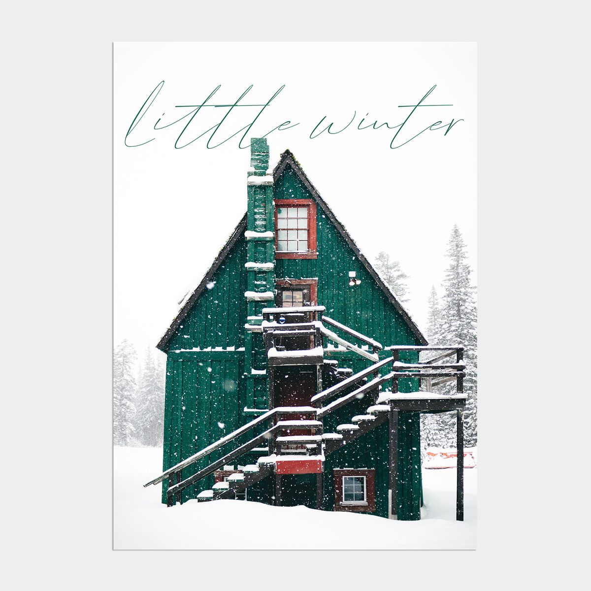 멜팅스튜디오(MELTING STUDIO) 조이 윈터 크리스마스 인테리어 포스터 / 34 Little Winter