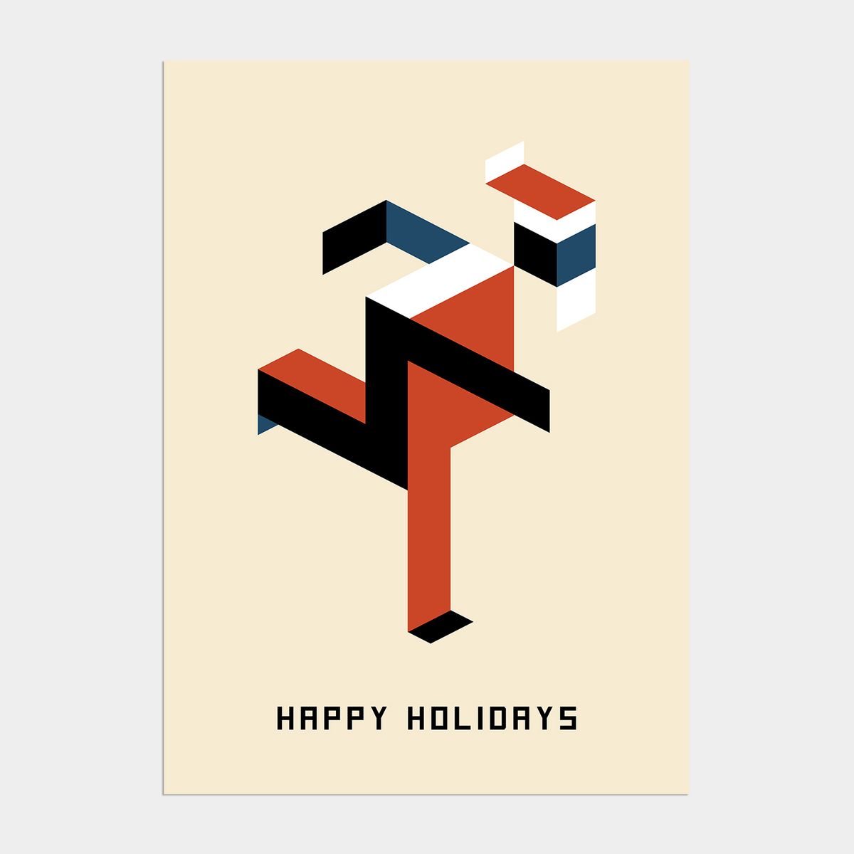 멜팅스튜디오(MELTING STUDIO) 조이 윈터 크리스마스 인테리어 포스터 / 38 Bauhaus Christmas 02