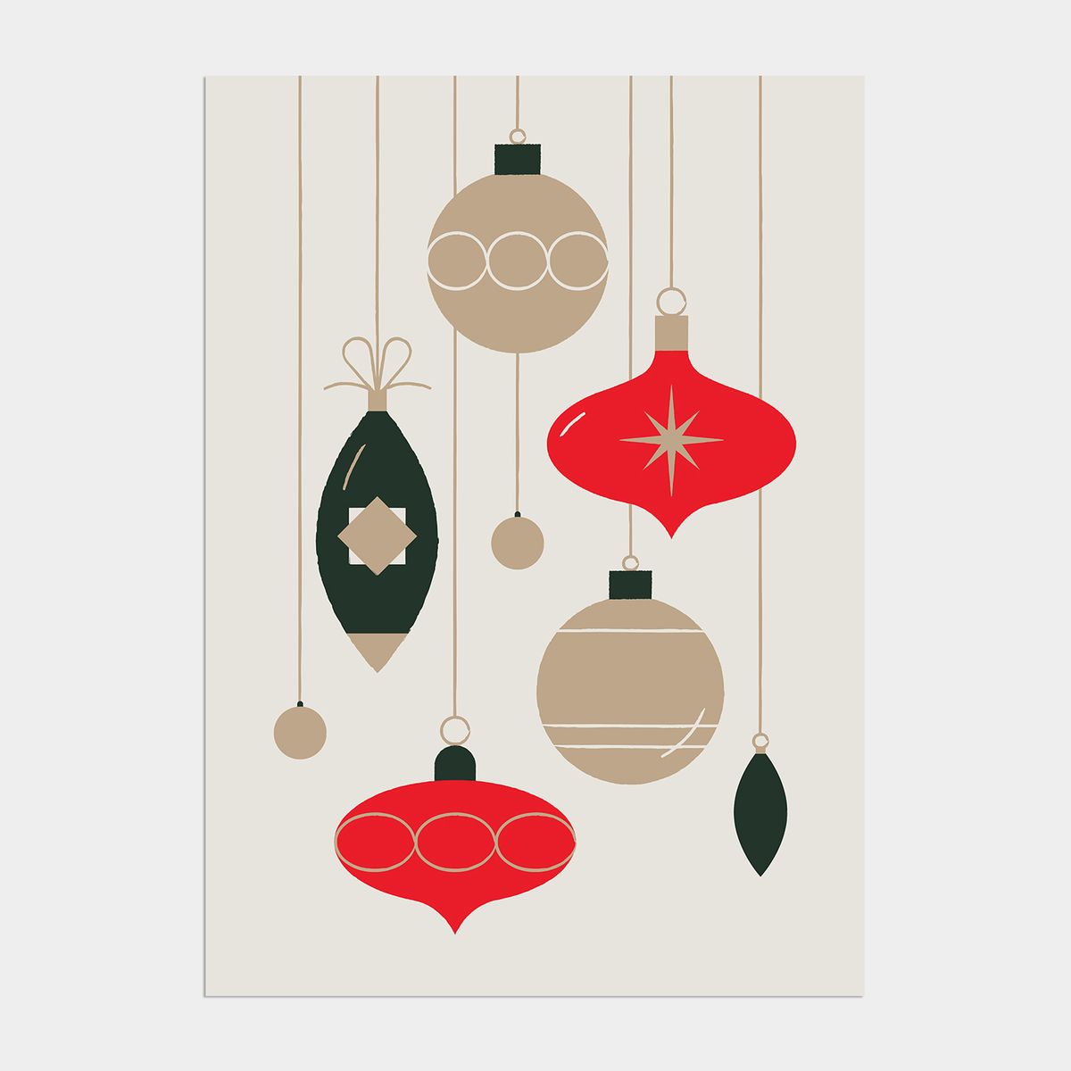 멜팅스튜디오(MELTING STUDIO) 조이 윈터 크리스마스 인테리어 포스터 / 44 Scandinavian Christmas 02