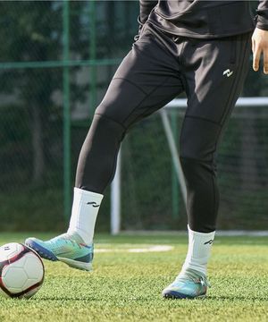 리젠트 플리스 기모 팬츠 - 블랙/블랙