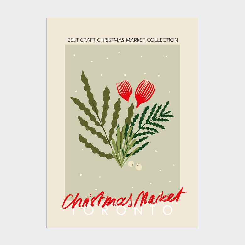 조이 윈터 크리스마스 인테리어 포스터 / 60 Christmas Market TORONTO
