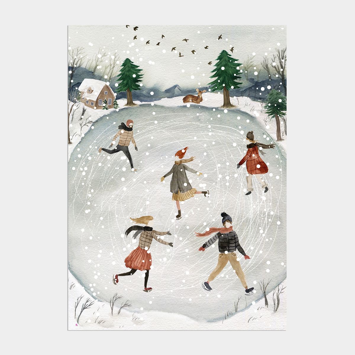 멜팅스튜디오(MELTING STUDIO) 조이 윈터 크리스마스 인테리어 포스터 / 68 Hello Winter 02