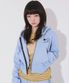 DAISY CROP ZIP HOODIE (SKY BLUE)