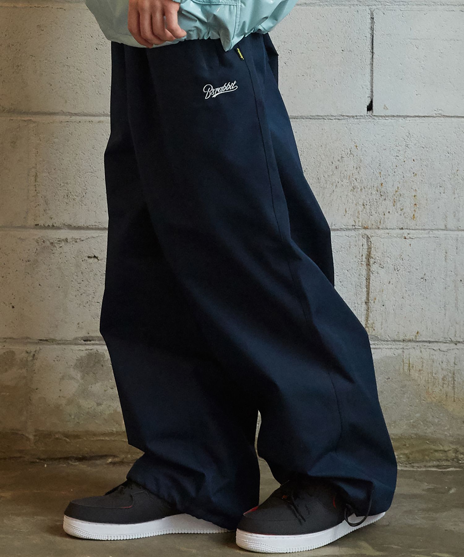 BSRABBIT LOGO COTTON SUPER WIDE VENT bsrabbit SUPER WIDE PANTS