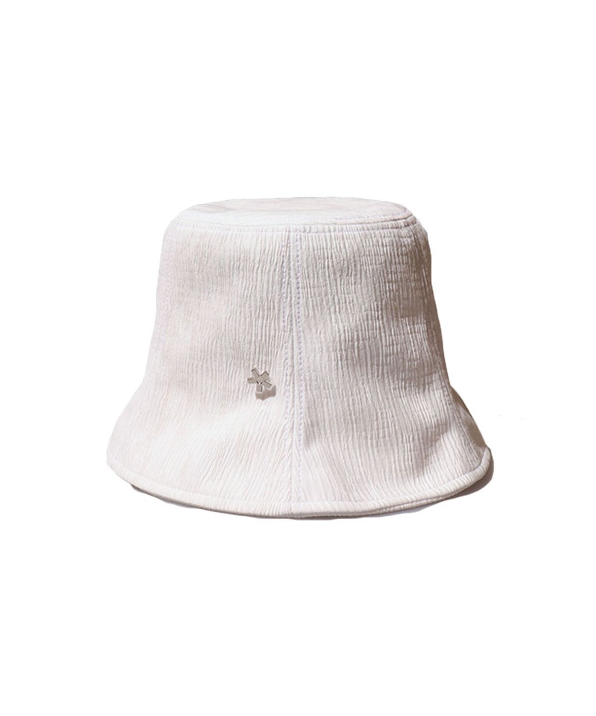 엘케블룸(ELKE BLOEM) PLEATS WHITE BUCKET HAT