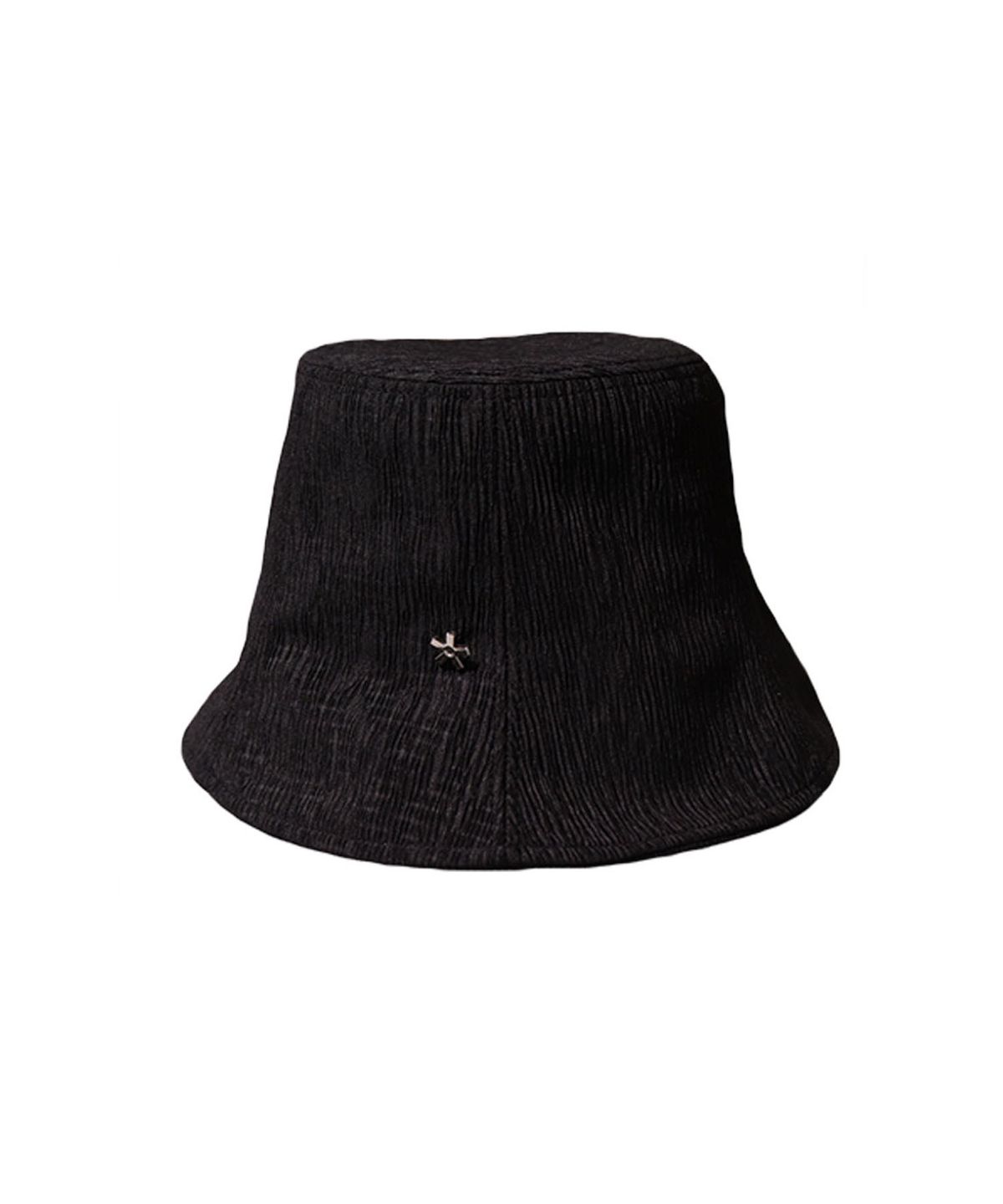엘케블룸(ELKE BLOEM) PLEATS BLACK BUCKET HAT