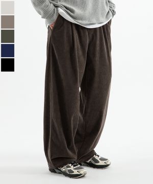 (Renew Ver.) 코듀로이 원턱 와이드 밴딩팬츠 ( 6Color )