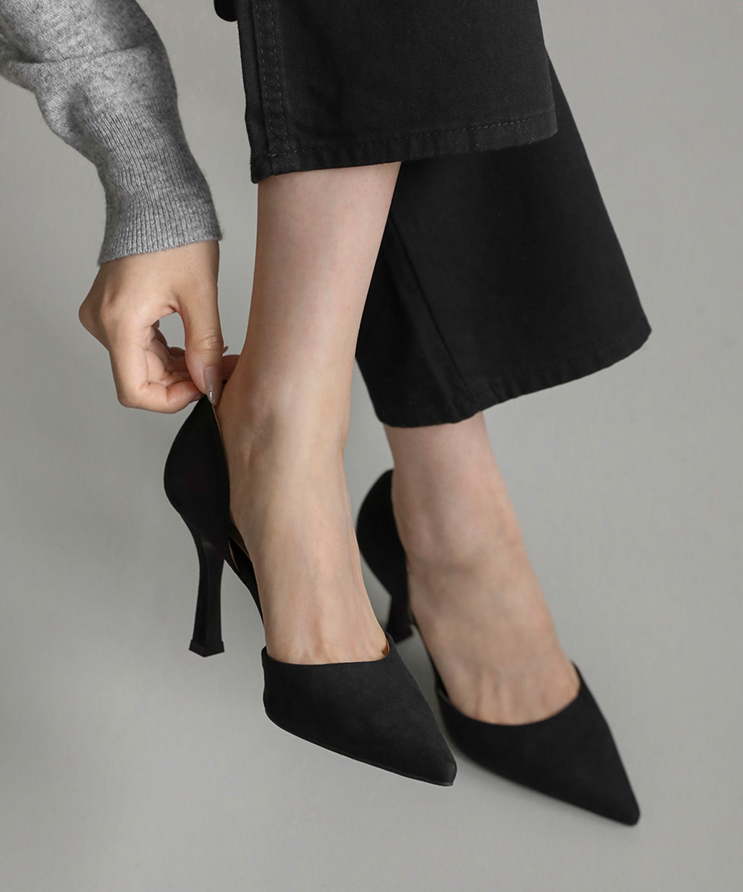 MUSINSA SAPPUN Mellony Suede Stiletto heels