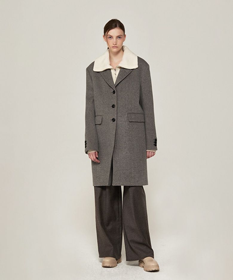 ESSENTIAL 3BUTTON SINGLE CT (GREY)