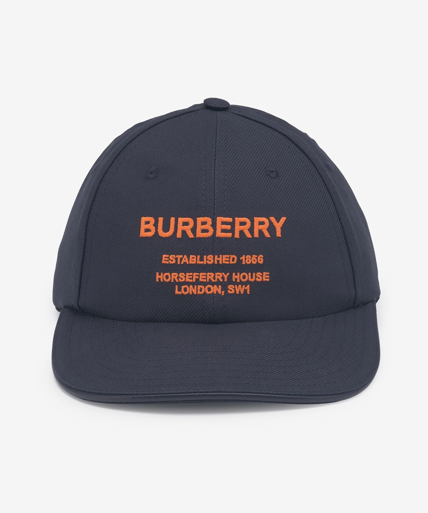 MUSINSA | BURBERRY Logo Embroidered Ball Cap - Navy / 8057035 display picture 2