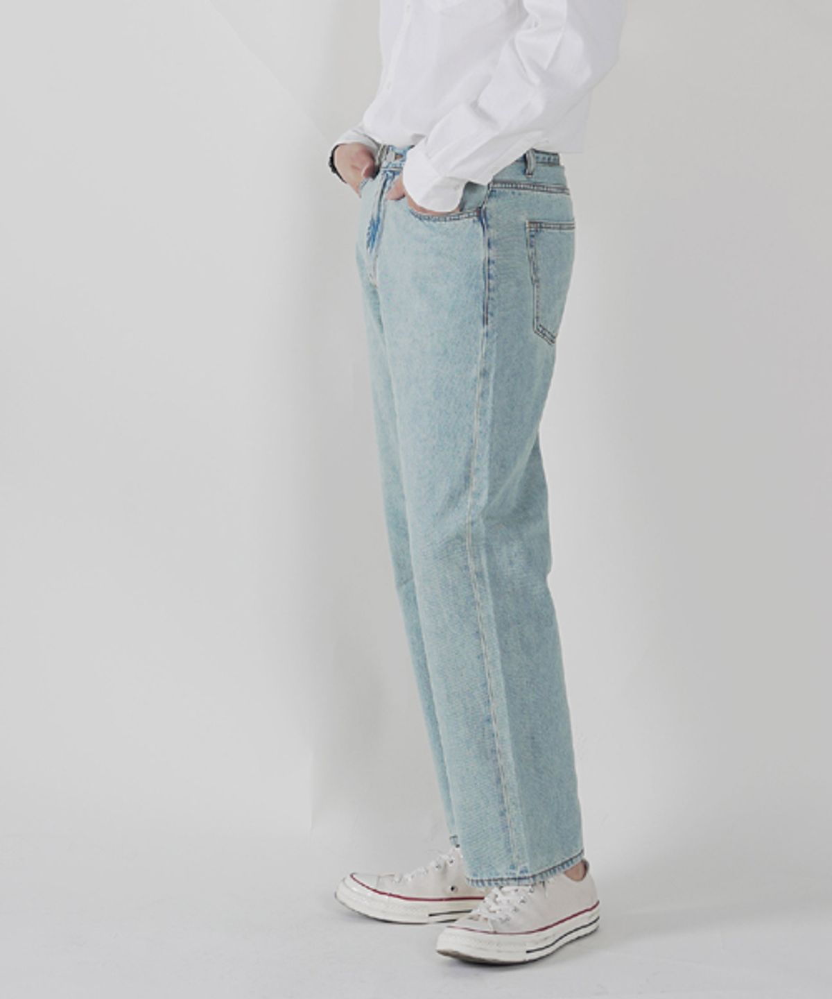 프레스톤즈(PRESTONS) Straight Fit Denim-Light Indigo Blue (pt 510 LIB)