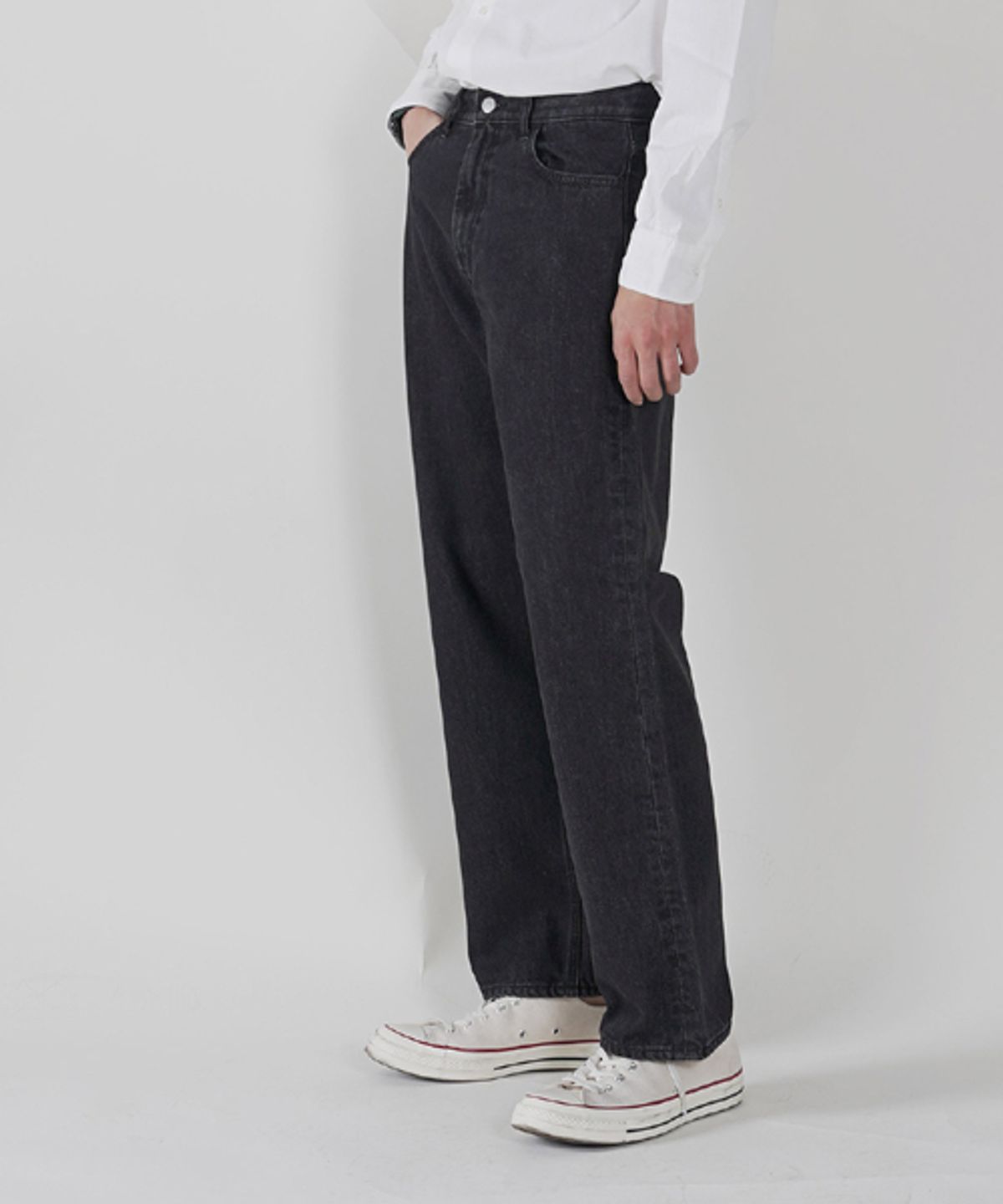 프레스톤즈(PRESTONS) Straight Fit Denim-Washed Black (pt 510 WB)